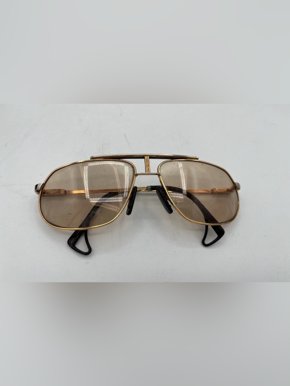 Vintage Gold Tone Killy Aviator Sunglasses